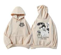 Respeto Sudadera con Capucha para Hombre/Mujer Li-Am Singer Pa-yne Unisex con Estampado Hip Hop Sudadera Hip Hop con Capucha para Fans De Singer XS-3XL-Khaki||3X_l