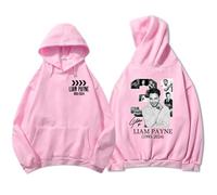 Respeto Sudadera con Capucha para Hombre/Mujer Li-Am Singer Pa-yne Unisex con Estampado Hip Hop Sudadera Hip Hop con Capucha para Fans De Singer XS-3XL-Pink||3X_l