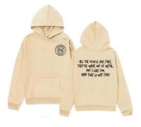 Respeto Sudaderas con Capucha para Fanáticos Young Royals Sudaderas con Capucha para Hombres Y Mujeres Jersey con Estampado De Letras De Algodón Sudaderas con Capucha Street Cool Sudadera-Black||XS