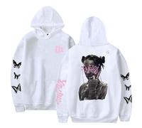 Respeto Tini Stoessel Singer Tour Sudadera con Capucha Mujer Hombre Jersey Sudadera De Manga Larga Cantante Cosplay Hip Hop Street Sudadera con Capucha De Gran Tamaño XS-3XL-Black||XS