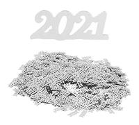Respice Finem 2021 Confeti Decoraciones Papel Año Nuevo Confeti Adorno con Purpurina para Boda Fiesta Decoración de Mesa Celebración Artesanía