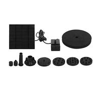 Respice Finem Bomba de fuente de agua solar Kit de fuente de baño para pájaros sumergible pequeño para exteriores para estanque jardín piscina con diseño y altura de elevación de