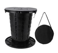 Respice Finem Inodoro portátil retráctil Inodoro de viaje plegable Orinal portátil para acampar de 7 alturas para adultos Niños 330 Capacidad de carga de 7 lb