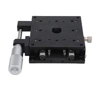 Respice Finem X Axis Linear Stage Mesa deslizante de plataforma manual delgada Aleación de aluminio XPG80 para equipos ópticos y dispositivos de medición con tratamiento de
