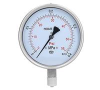 Respice Finem Y150BF 00 Manómetro radial de 4 MPa Manómetro de vacío pequeño industrial de acero inoxidable para válvulas de tuberías Aplicaciones petroquímicas y mineras