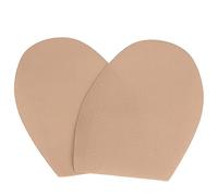 Respicefinem 1 par de zapatos reparación suelas de goma desgaste suelas antideslizantes para zapatos de cuero protección marrón oscuro tacones de repuesto con función (Ligera)