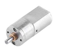Respicefinem 20MM OD All Metal High Torque Geared Motor DC Gearmotors DC 12V High Torque Electric Gearmotors for Household Appliances DC High Torque Gearbox Motor Replacement (12V 200RPM)