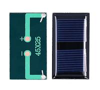 Respicefinem 4 Uds 1V 0,15W Panel Solar Diy Placa de módulo de carga Solar para proyectos de investigación 45x25mm alta eficiencia