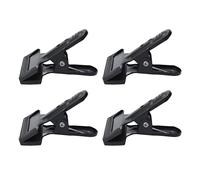 Respicefinem 4pcs Heavy Duty Anti Slip Metal Wide Mouth Spring Clamps High Hardness Sturdy Clamping For Woodworking Photography Backdrops Handmade Bonding Parts