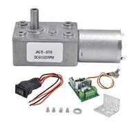 Respicefinem 6V Geared Motor Turbo Gear Electric Motor With Governor For Speed Reduction Mini DC Motor Ideal For Lubrication Systems And Mechanical Devices (6V100RPM)