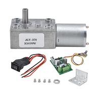 Respicefinem 6V Geared Motor Turbo Gear Electric Motor With Governor For Speed Reduction Mini DC Motor Ideal For Lubrication Systems And Mechanical Devices (6V5RPM)