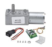 Respicefinem 6V Geared Motor Turbo Gear Electric Motor With Governor For Speed Reduction Mini DC Motor Ideal For Lubrication Systems And Mechanical Devices (6V20RPM)