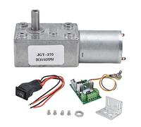 Respicefinem 6V Geared Motor Turbo Gear Electric Motor With Governor For Speed Reduction Mini DC Motor Ideal For Lubrication Systems And Mechanical Devices (6V40RPM)