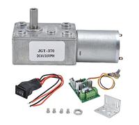 Respicefinem 6V Geared Motor Turbo Gear Electric Motor With Governor For Speed Reduction Mini DC Motor Ideal For Lubrication Systems And Mechanical Devices (6V30RPM)