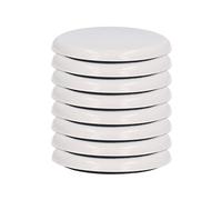 Respicefinem 8pcs Reutilizable de Guisante Redondo Verde 3 5 Pulgadas de Muebles Deslizadores para la Alfombra sin Esfuerzo con protección de la Superficie (3.5 Inches)