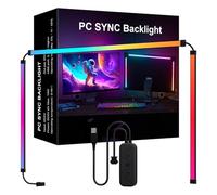 Respicefinem Barra de luz LED RGB Ambiance Display 27inch con Ritmo Musical y Control de Color por Software para de Juegos y Retroiluminación de TV Iluminación Ambiental Dinámica y Flexible