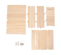 Respicefinem Bat House Weather Handcrafted Single Chamber Wooden Bat Box For Outdoor Garden Patio Yard Natural Wood Finish