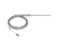 Respicefinem BERM Termopar Tipo K Sensor de temperatura Respuesta rápida 0 a 400 ℃ Medición de amplio rango para aplicaciones industriales Cable de sonda de 100 mm