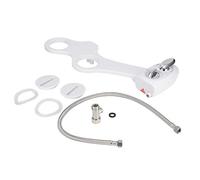 Respicefinem Bidet mecánico no eléctrico Asiento de inodoro ajustable Ajuste de agua fresca Ajuste para todas las edades con boquilla de auto limpieza e instalación fácil