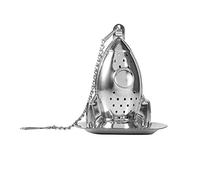 Respicefinem Bola de Infusor de Té Suelto de Acero Inoxidable Lindo Colador en Forma de Cohete para Té de Hierbas, Granos de Café, Sopa, Condimento, Cocina, Oficina, Uso en Casa