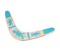 Respicefinem Boomerang en Forma de V Boomerang de Madera Que regresa para Juegos al Aire Juguete Deportivo Hecho a Mano Madera Vuelo Seguro no Estable con Prueba