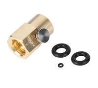 Respicefinem Botella de refresco de refrescos de refrescos de refrescos CO2 Conector de recarga CO2 Fácil de usar adaptador de latón de calidad para fabricar bebidas carbonatadas (W21.8 to TR21.4)