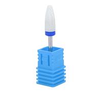 Respicefinem Broca eléctrica para uñas Ligera y portátil Accesorios para rectificadora de cerámica Forma de Cabeza de maíz para Herramienta de remodelación de uñas (Caja mediana mate M azul)