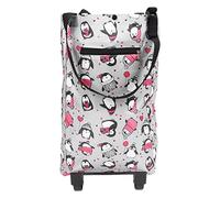 Respicefinem Carrito de Compras Plegable Personas Mayores, Resistente, con Bolsa de Almacenamiento Grande y 4 Ruedas Lisas, Ideal para supermercado, lavandería, Camping, Uso