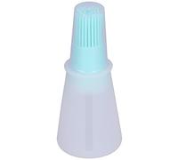 Respicefinem Cepillo de botella de silicona Saza multifuncional Cepillo de aceite de barbacoa con botella transparente ideal para la familia recolectando barbacoa cocinando (Verde)