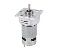 Respicefinem Dc24v Motor de engranaje autoblocante Bobina de latón Cw Ccw Motor de reducción de velocidad de alta torsión 3 8a 600 rpm 1 6 kg Fcm para equipos de automatización (600RPM)