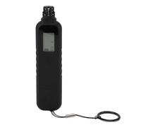 Respicefinem Detector de Gas Profesional Alta precisión Sensible Alarma Visual Audible Probador de Gas portátil con Pantalla LCD para el hogar Fábrica Hotel Blanco (Negra)