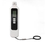 Respicefinem Detector de Gas Profesional Alta precisión Sensible Alarma Visual Audible Probador de Gas portátil con Pantalla LCD para el hogar Fábrica Hotel Blanco (Blanca)