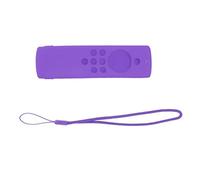 Respicefinem Funda Protectora de Silicona para Mando a Distancia Lavable, Protector Remoto a Prueba de Golpes para Fire TV Stick Lite (Purple Set)