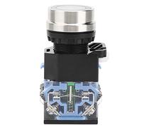 Respicefinem Gq38 Ac Dc12V Componentes de control industrial Interruptor de botón sin luz Restablecimiento de 22 mm para arrancadores electromagnéticos Contactores Relés (reset)
