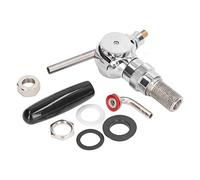 Respicefinem Grifo para Barril de Cerveza Grifo para Barril de Cerveza con Control de Flujo esferoidal de Acero Inoxidable para Bar en casa con Superficie cromada y diseño