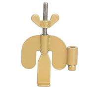 Respicefinem Heavy-Duty Portable Door Lock Stainless Steel Security Device for Enhanced Safety Door Locker Portable Upgraded Cashew Type with Screws Stainless Steel Door Safety (YELLOW)