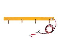 Respicefinem Herramienta de incrustación de alambre de calefacción eléctrica de 12 V 24 V para apicultura con diseño de madera de cobre