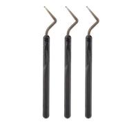 Respicefinem Herramienta de injerto de Apicultura 3 Piezas Pasador de Cambio para Larva de Abeja Miel Equipo de cría de Reina en Movimiento Agarre Antideslizante de plástico