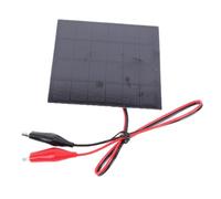 Respicefinem High Efficiency 6V 2W Solar Panel Module with Clip for DIY Solar Charging Projects Solar Toys Solar Lights and Small Electronic Applications