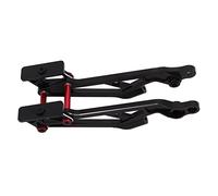 Respicefinem - Juego de Montaje de alerón Trasero para Coche de Control Remoto de aleación de Aluminio Mejorado para Arrma Kraton Typhon a Escala 1/8 y Otros vehículos RC, (Rojo Negro)