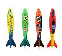 Respicefinem Juguetes de Buceo Juguete para Piscina Diversión Subacuática Piscina Juguetes de Buceo para Niños a Partir de 3 Años con Supervisión de un Adulto Paquete de 4