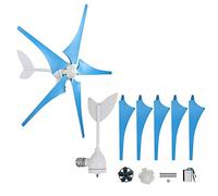 Respicefinem Kit de generador eólico de 5 aspas con controlador de potencia para farolas NE-400S6 400W DC24V
