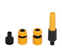 Respicefinem Kit de rociador de riego para jardín con Conector de Acoplamiento rápido para Manguera G1 2, Perfecto para regar el Lavado de Autos y la Limpieza de Exteriores