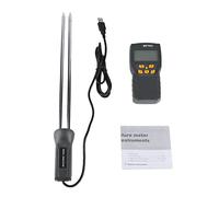 Respicefinem LCD Muestra de humedad de humedad de grano digital Tester con tecnología de microcomputador y compensación de temperatura automática ideal para probar cuando