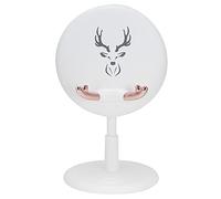Respicefinem Lindo Soporte para teléfono móvil Soporte de Escritorio Plegable para transmisión en Vivo Ángulo Blanco Diseño de Puerto de Carga Conveniente Ajustable Forma de (Blanca)