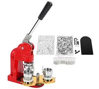 Respicefinem Máquina para Hacer Botones DIY Pin Redondo Kit de Prensa de Insignias de 32 mm con 1000 Suministros de Piezas de Botones