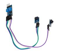 Respicefinem Módulo de rastreo IR Sensor de Seguimiento bidireccional para detección de línea Blanca y Negra de Coche Inteligente con Rango de detección de 1mm a 8mm