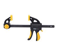 Respicefinem Multifunction F Clamp Portable Alloy Steel Fixing Clip Pliers Ideal for Woodworking and Carpentry with Dual Purpose Design Replaceable Soft Plastic Chuck Dual Color (RCP-150)