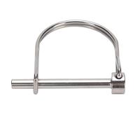 Respicefinem Pasador de Acoplamiento de Seguridad Pasador de Bloqueo de Eje Tipo D de Acero Inoxidable 316 para Sierra de Mesa Camión Remolque de 4.8x50mm 0.19x1.97in (3 x 0,25 mm / 0,25 x 1. Dos