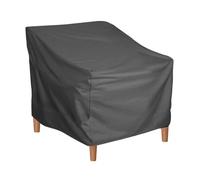 Respicefinem Patio Silla Cover Oxford Cloth Agua Resistente de plata para el césped para el jardín al aire libre Patio Garden Coffee Coffee para el patio giratoria (Grey 420D)